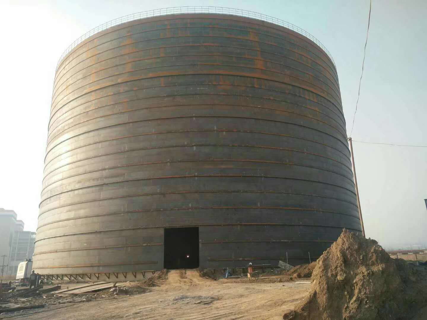 盘山承建大型钢板库的好处及原理